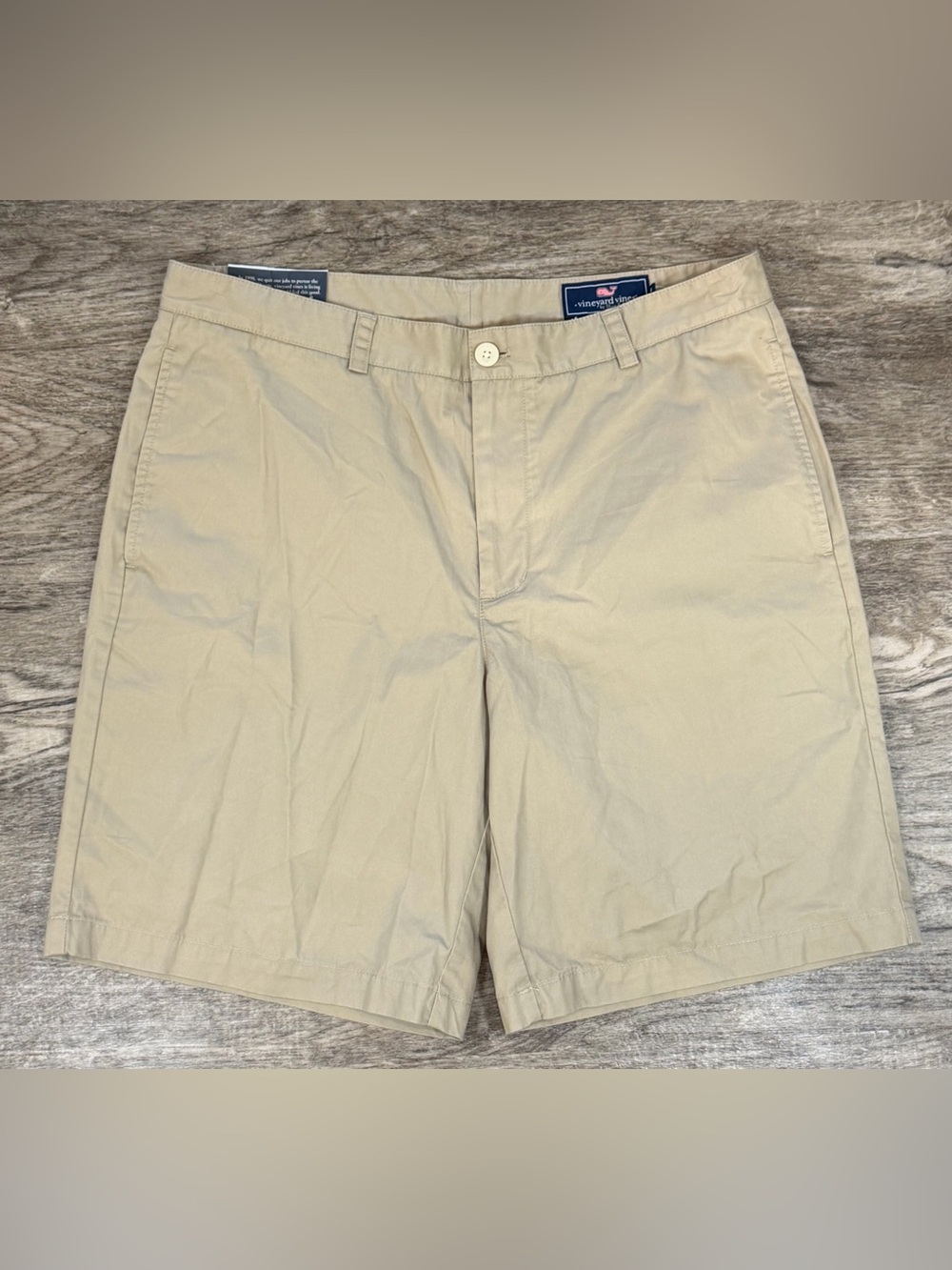 Vineyard Vines Men’s 36 9” Club Shorts Classic Fit Khaki NWT